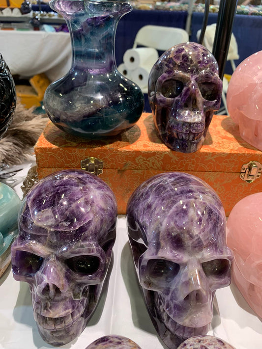 Amethyst Skull