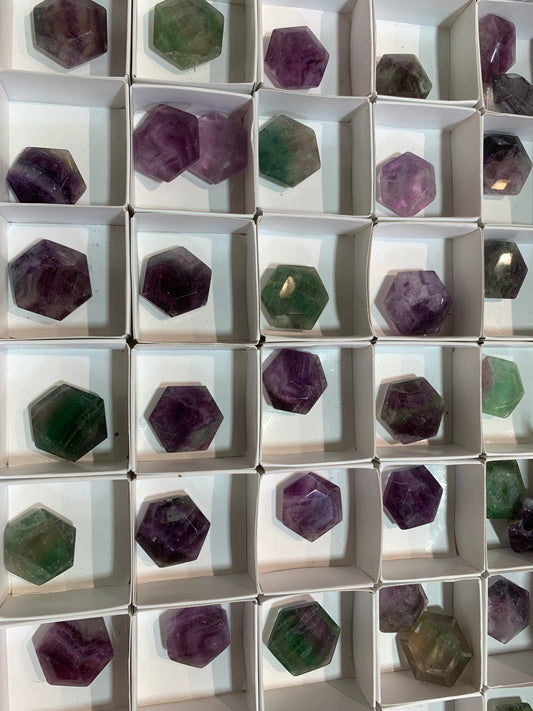Hexagon fluorite