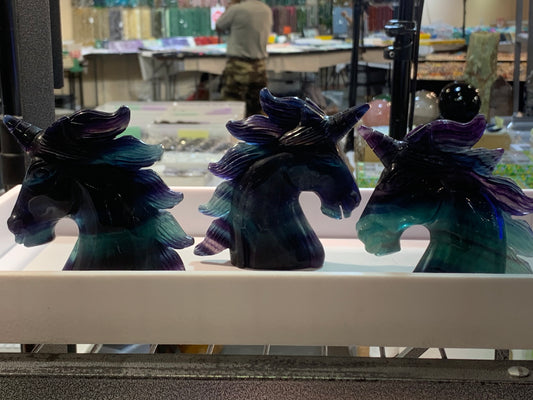 Fluorite unicorn