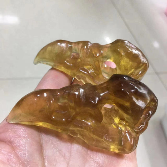 Bird Head yellow fluorite