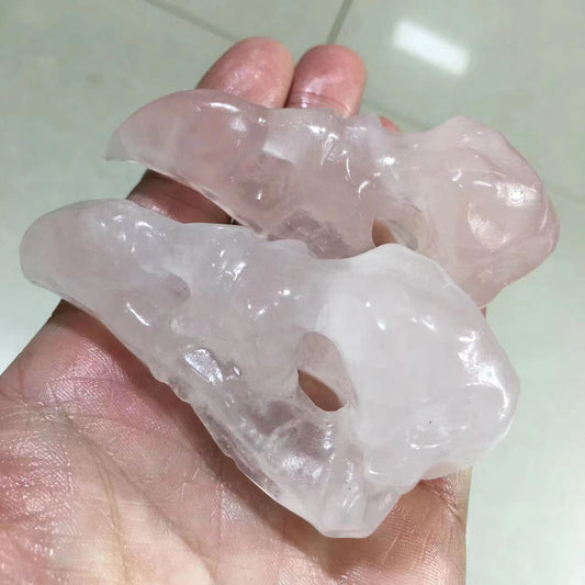 Bird Head rose quartz