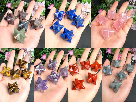 Assorted stone Mer-Ka-Ba 20*20mm