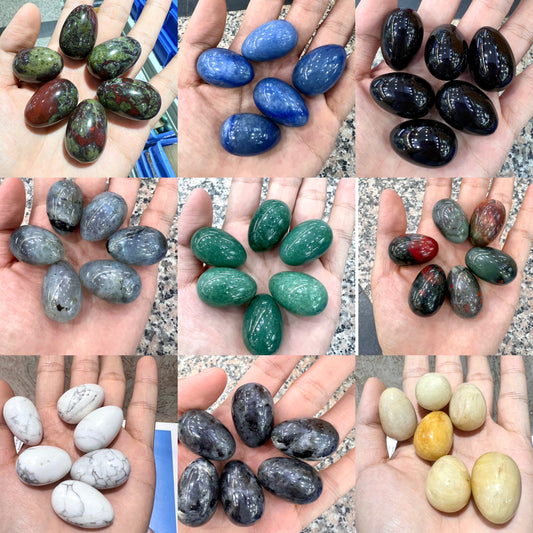 Assorted stone egg 50*35mm NO.3