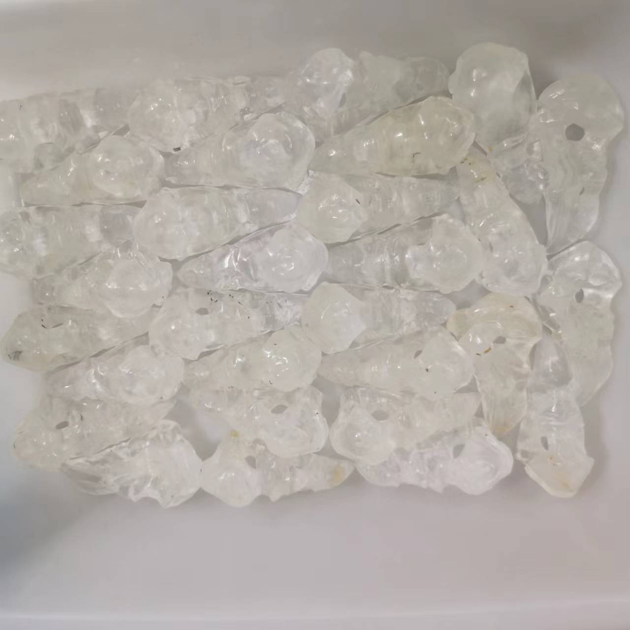 Bird Head Crystal Carving