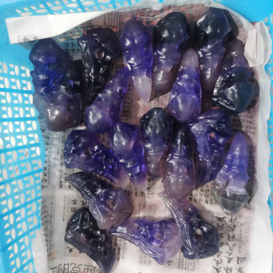 Bird Head purple fluorite