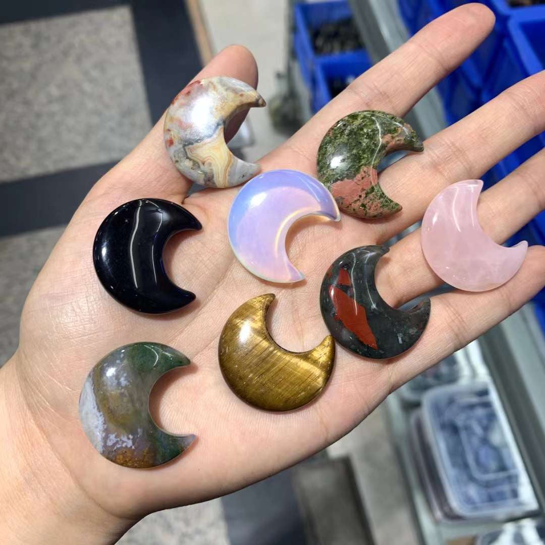 assorted stone small moon
