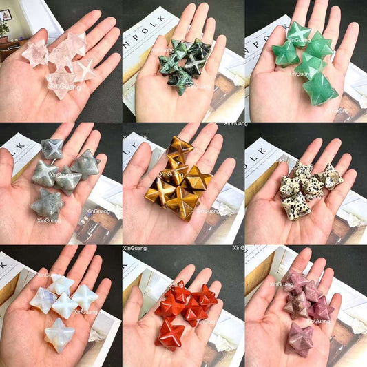 Assorted stone Mer-Ka-Ba 20*20mm
