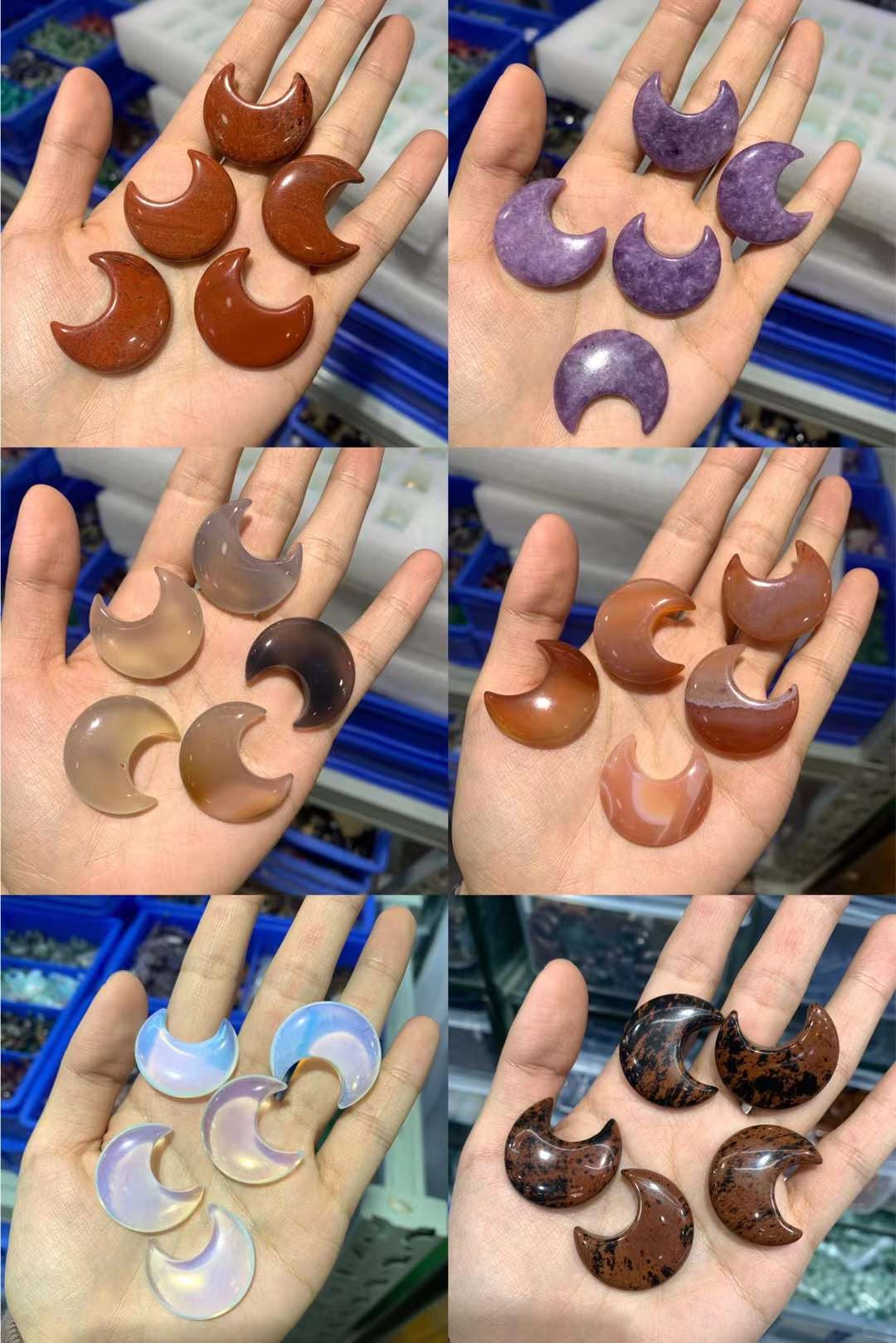 assorted stone small moon