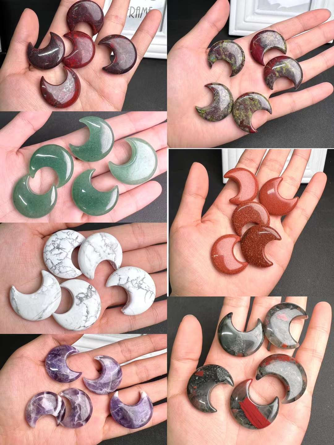 assorted stone small moon