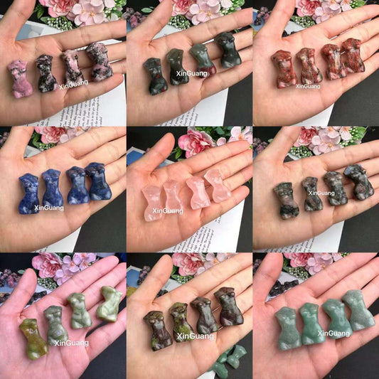 Assorted stone female model 2-inch