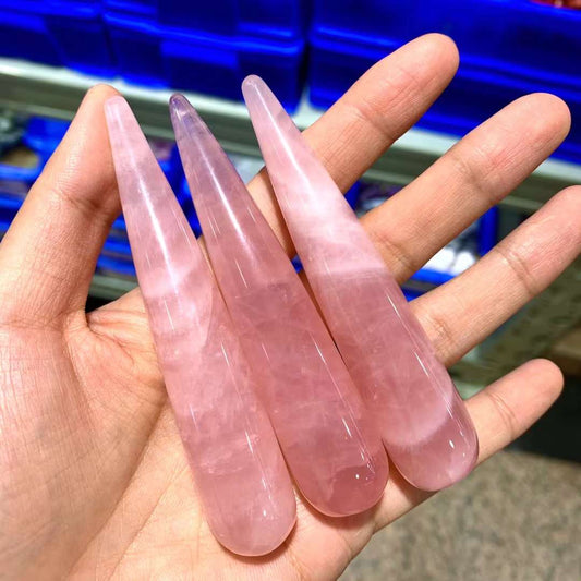 Rose quartz massage point