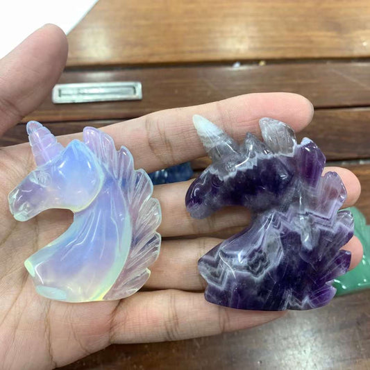 Unicorn 2-inch assorted stone(amethyst $12)