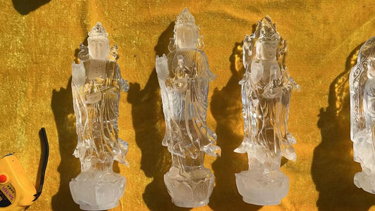 Crystal carving Kwan Yin