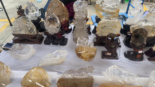 Crystal carving