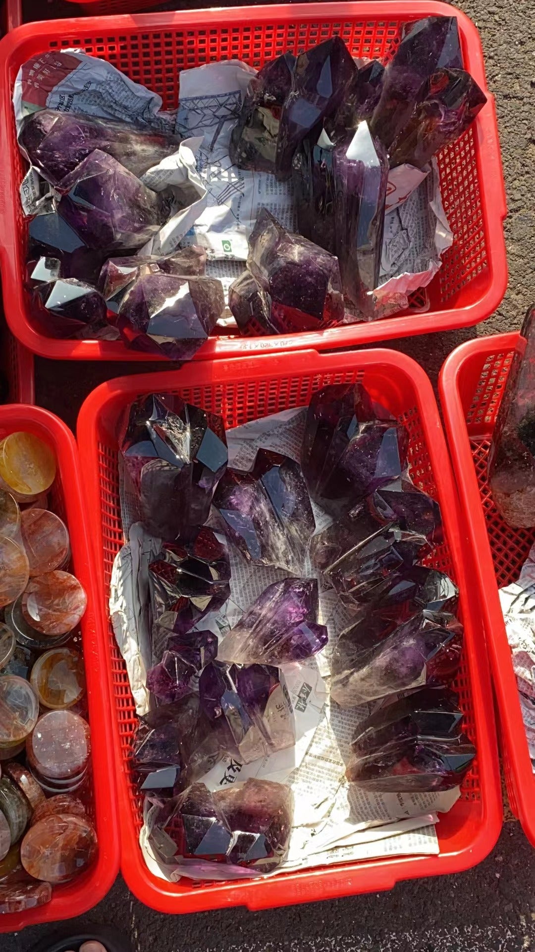 Amethyst twins point free size "A Grade"