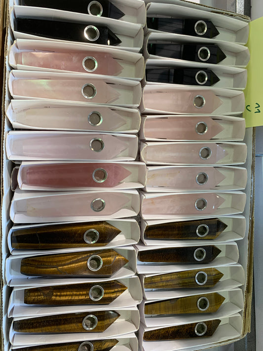Assorted stone pipe