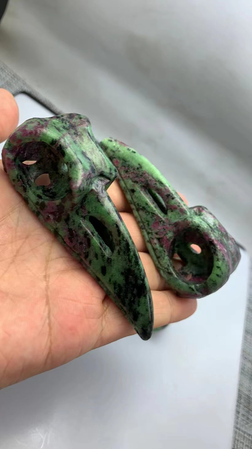 Bird Head ruby zoisite