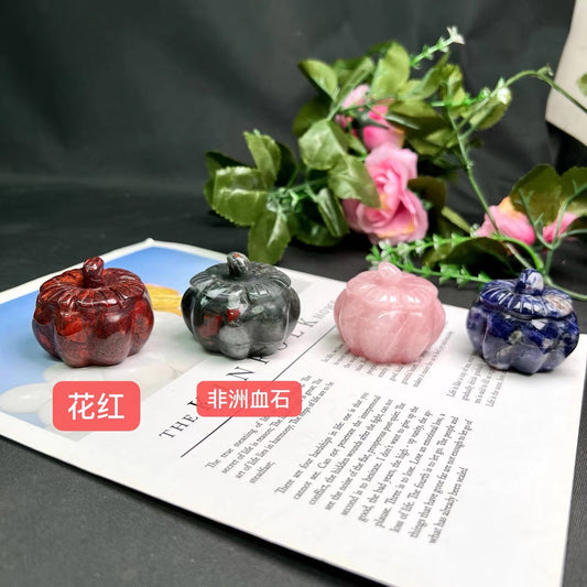 Assorted stone pumpkin 2-inch