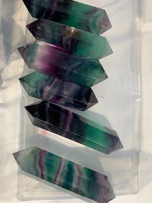 Fluorite double-point free size