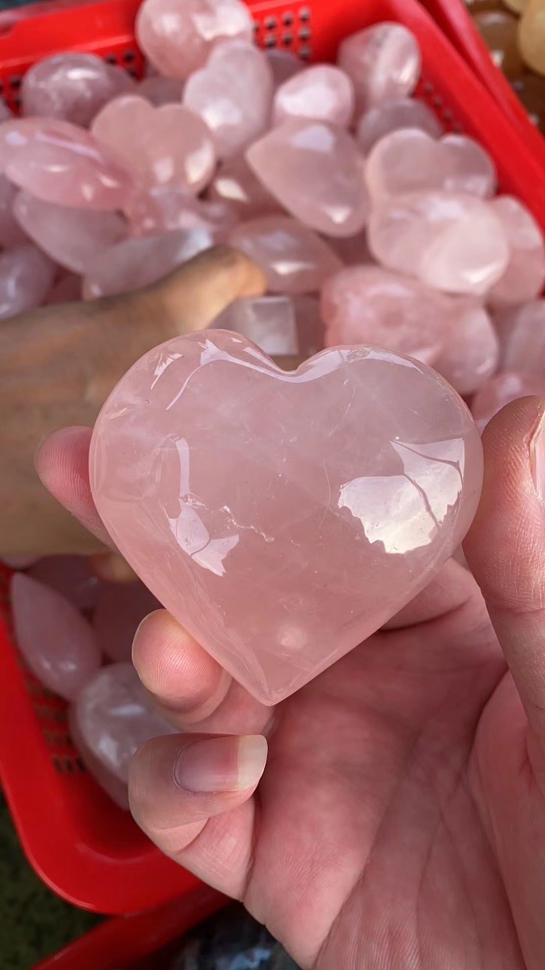 Rose quartz "A quality" from Madagascar