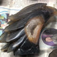 Drusy agate eagle head assorted size