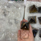crystal and tiger eye pyramid