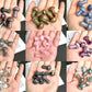 assorted stone mushroom 1-inch