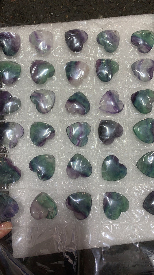 Fluorite heart 30mm