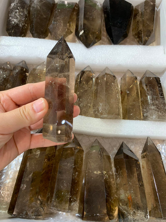 Smoky quartz free size