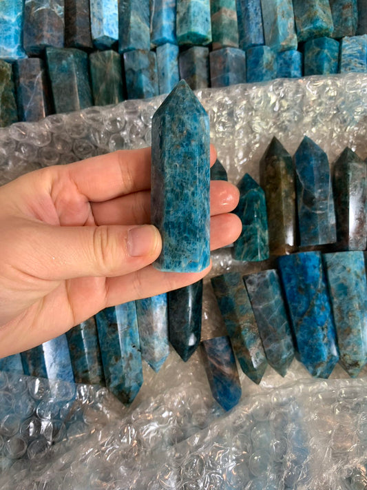 Blue apatite free size