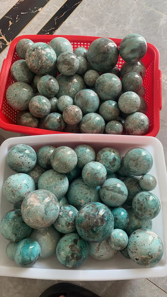 Amazonite assorted size sphere